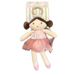 New Dreamgro Baby Pink Ballerina Musical Lullaby Doll Lovey Comfort Plush Toy